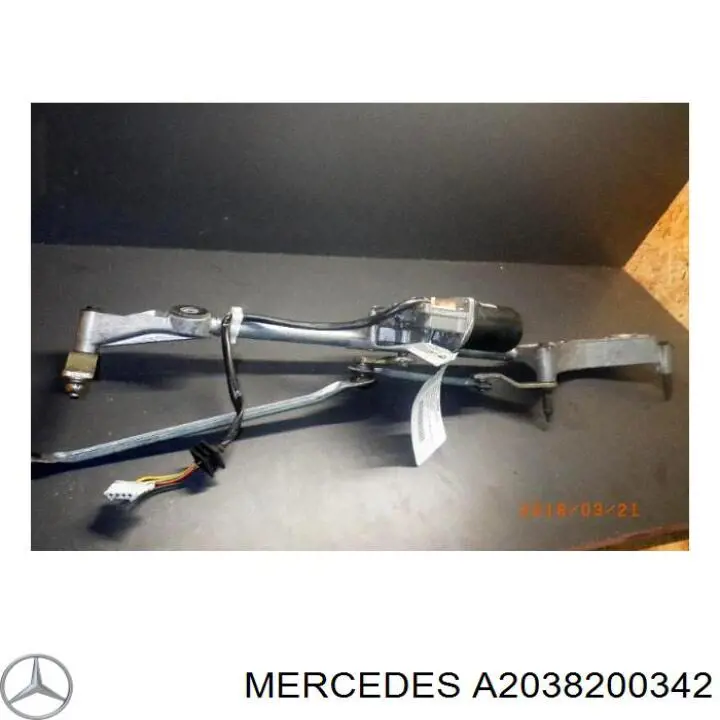 Мотор стеклоочищувача Mercedes A2038200342 ціна, від 18.28 USD