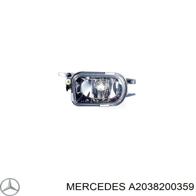 A2038200359 Mercedes Протитуманка ліва