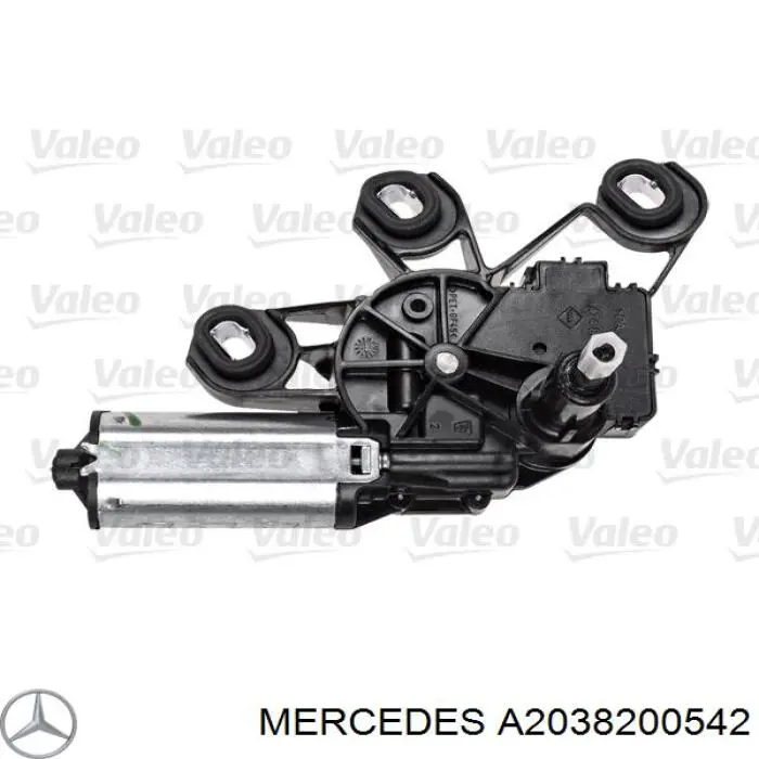 Моторчик заднього склоочисника A2038200542 Mercedes
