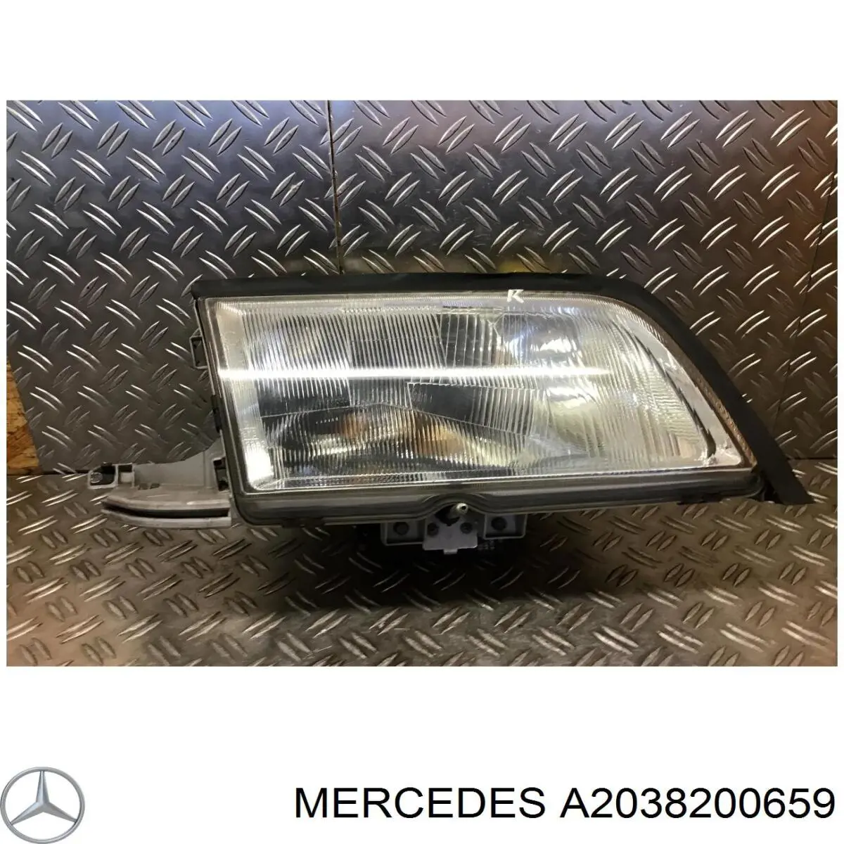 Купити A2038200659 Mercedes Права блок фара