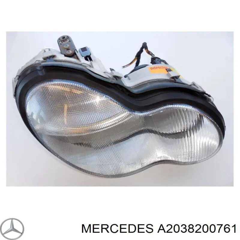 Купити A2038200761 Mercedes Основна фара в зборі ліва