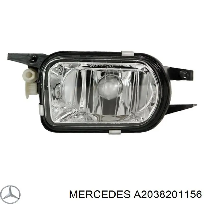 A2038201156 Mercedes фара протитуманна, ліва