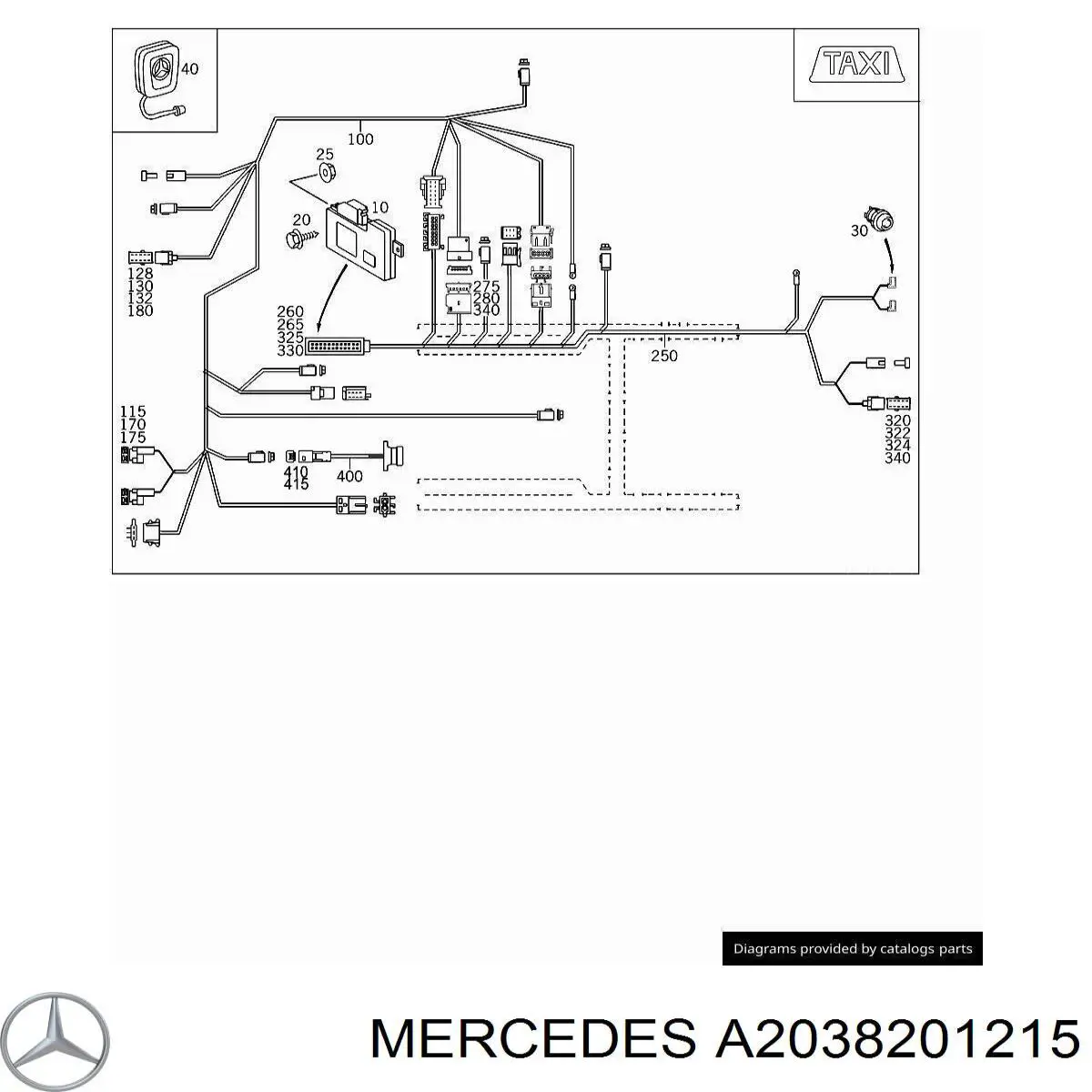A2038201215 Mercedes 