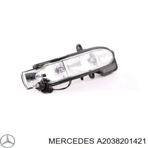 Купити A2038201421 Mercedes Покажчик повороту дзеркала, правий