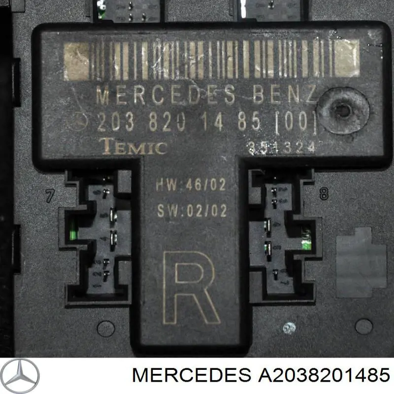 Блок комфорту передніх дверей Mercedes A2038201485 ціна, від 7.69 USD