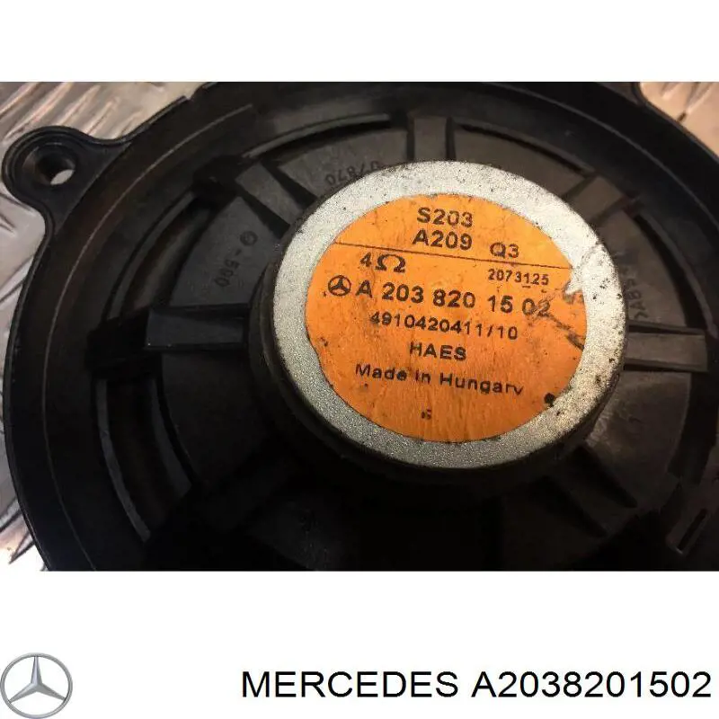 A2038201502 Mercedes Динамік задньої двері