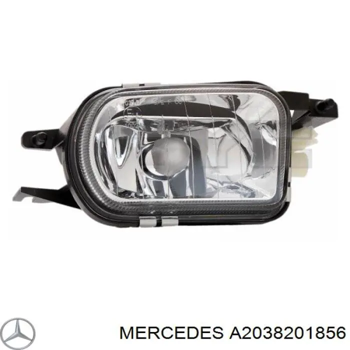 Туманка права Mercedes A2038201856 ціна, від 53.03 USD