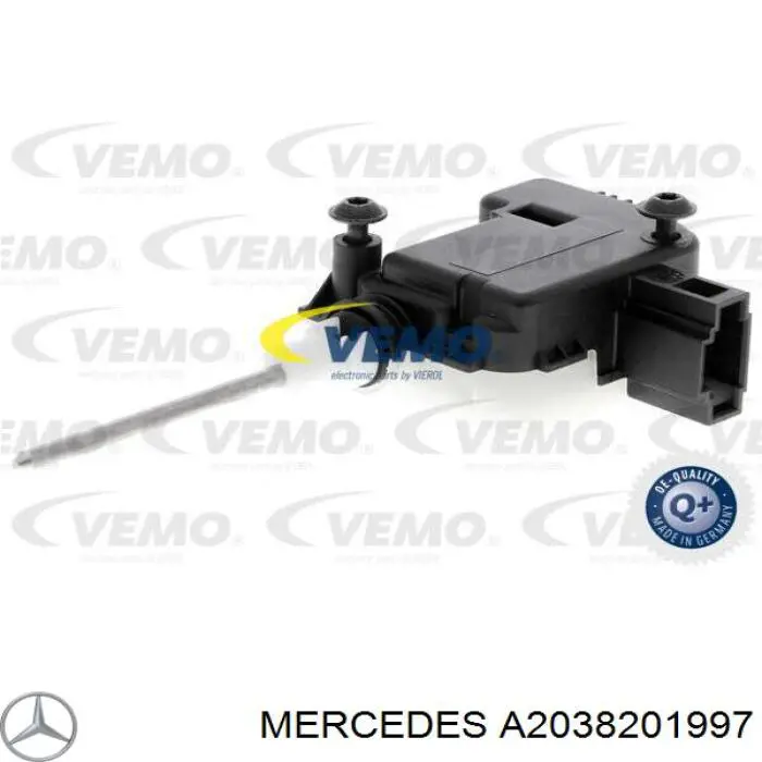 Купити A2038201997 Mercedes Замок відкривання лючка бензобаку