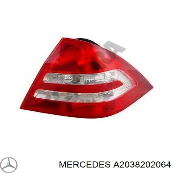 A2038202064 Mercedes ліхтар задній правий
