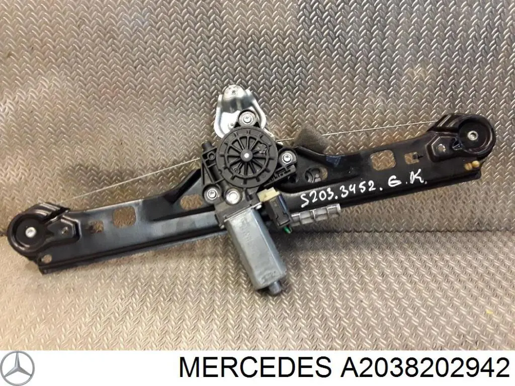 Моторчик склопідйомника двері задніх, лівих Mercedes A2038202942 ціна, від 7.60 USD