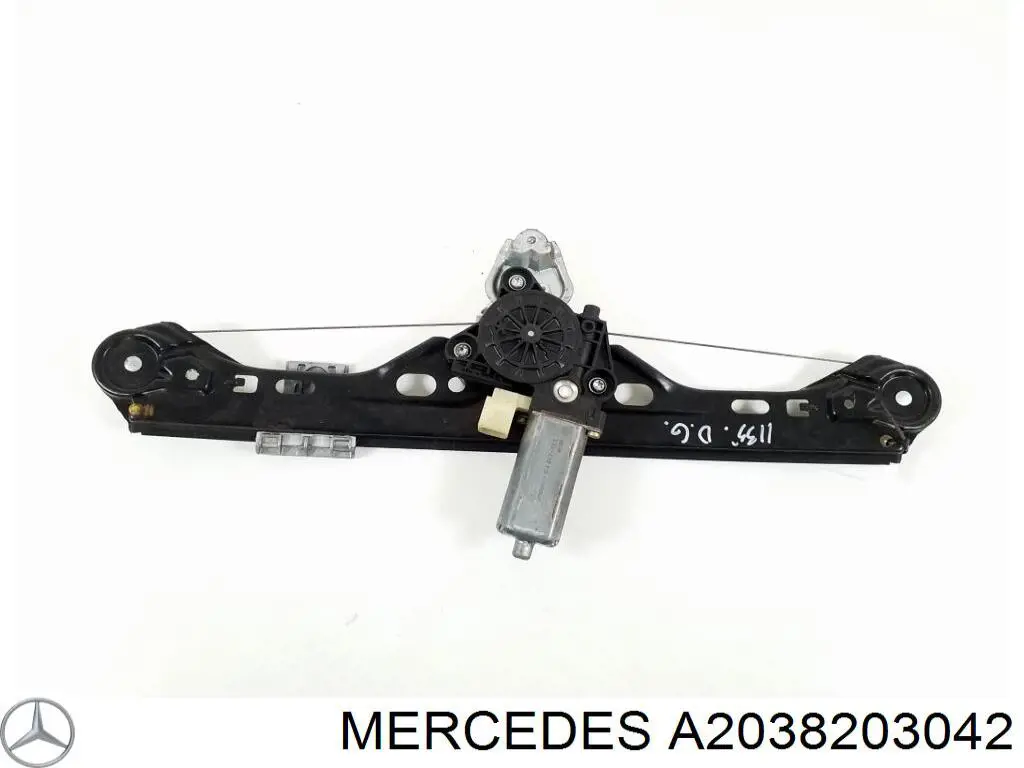 A2038203042 Mercedes Моторчик склопідйомника двері задніх, правих