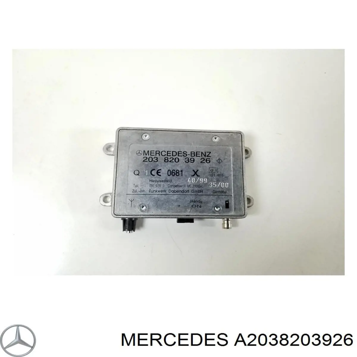 Купити A2038203926 Mercedes Блок керування телефоном