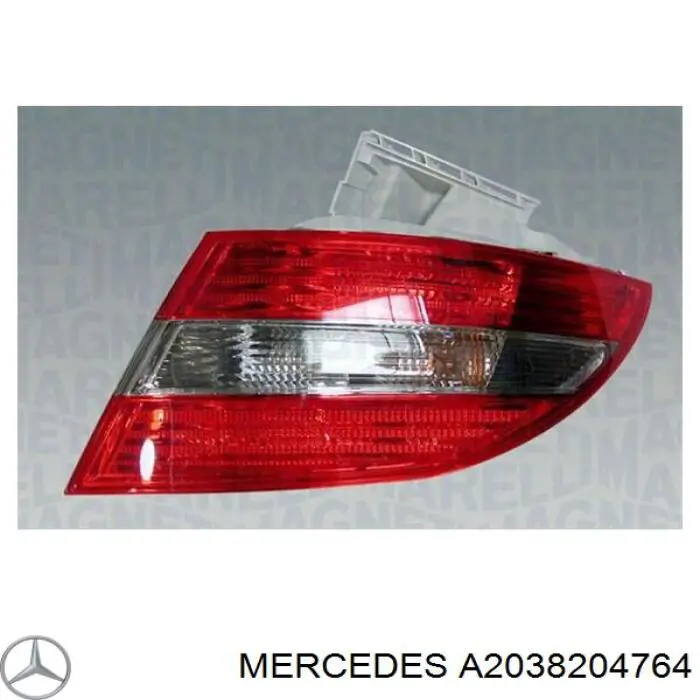 A2038204764 Mercedes Задня ліва фара