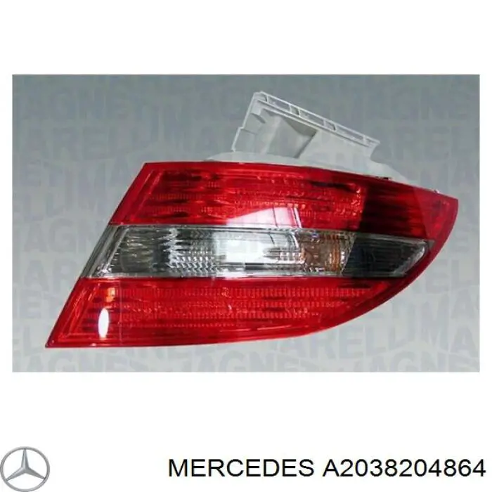 Задні ліхтарі Mercedes A2038204864 ціна, від 45.61 USD