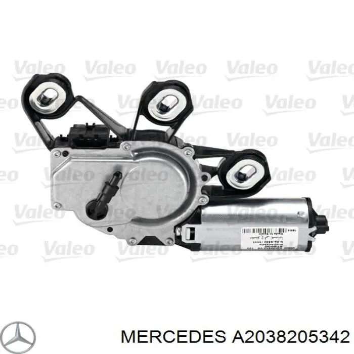 Купити A2038205342 Mercedes Двигун склоочисника заднього скла