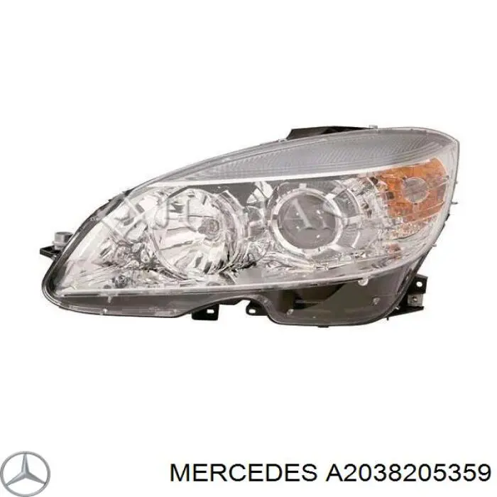 A2038205359 Mercedes Фара дальнього світла в зборі