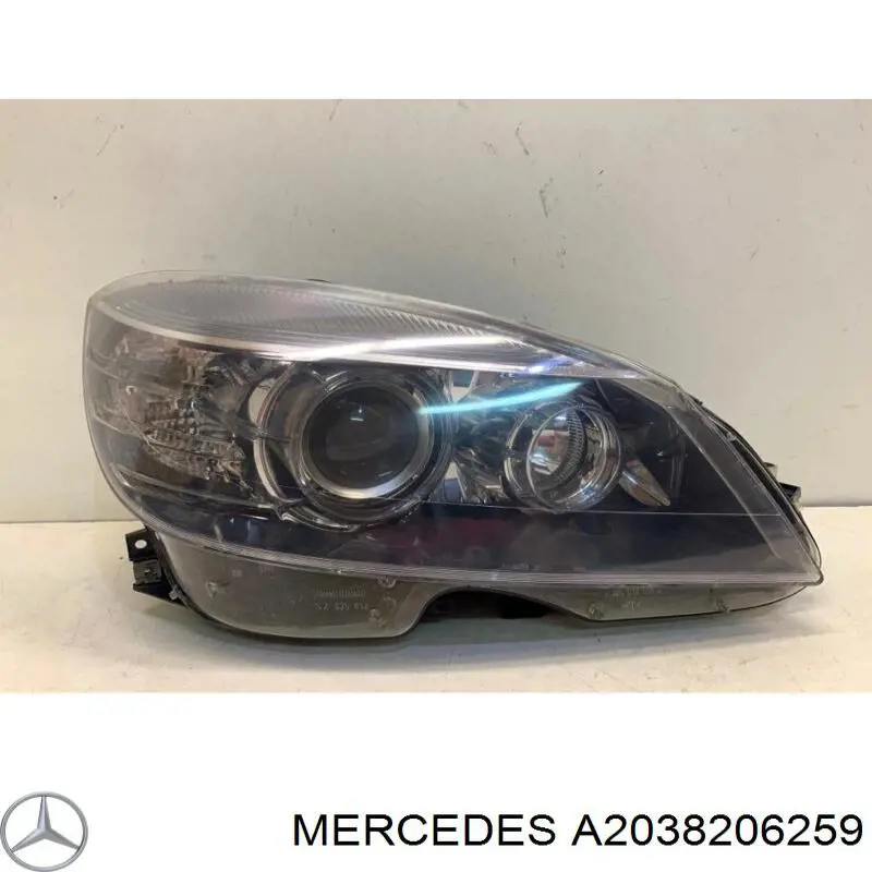 Фара права A2038206259 Mercedes