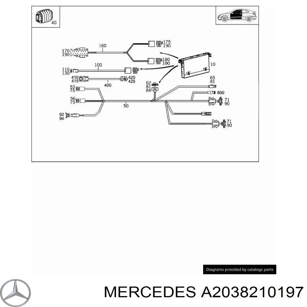 A2038210197 Mercedes 