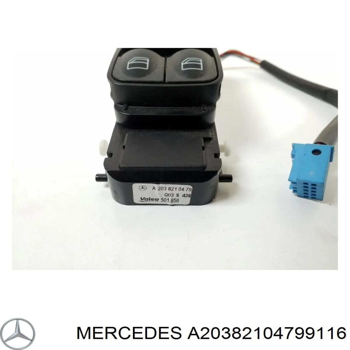 Кнопковий блок керування склопідіймачами передній лівий Mercedes A20382104797167 ціна, від 25.34 USD
