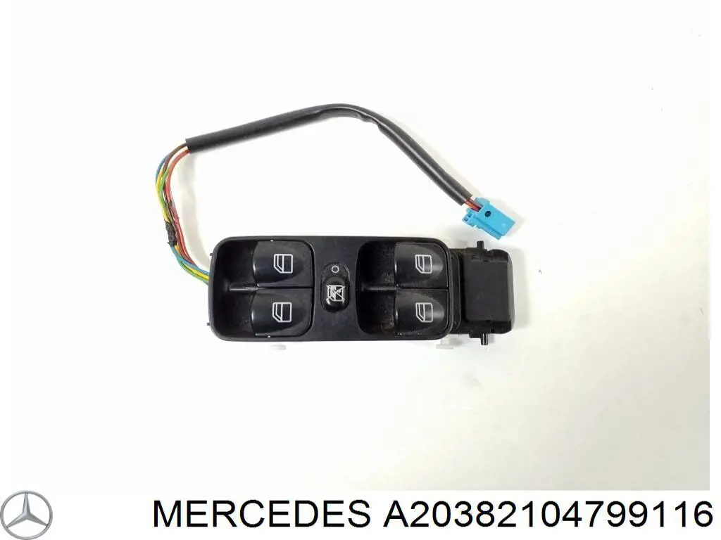 Кнопковий блок керування склопідіймачами передній лівий Mercedes A2038210479 ціна, від 25.34 USD