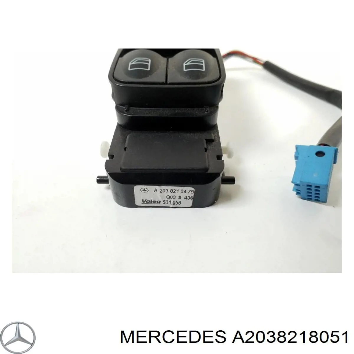 Купити A2038218051 Mercedes Кнопковий блок керування склопідіймачами передній лівий