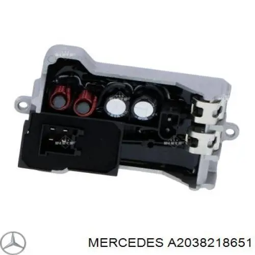 Купити A2038218651 Mercedes Їжак обігрівача