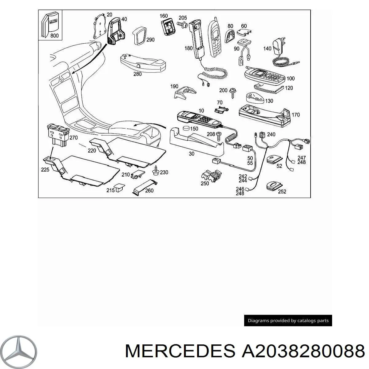  Mercedes A2118280388 ціна, від 663.41 USD