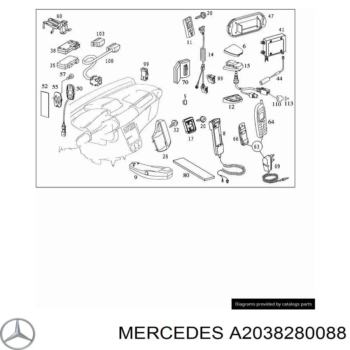 A2118280388 Mercedes 