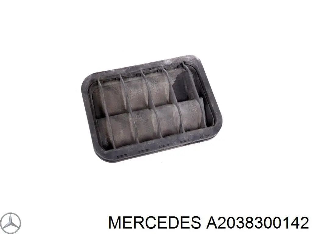 Купити A2038300142 Mercedes Решітка вентиляційна задня
