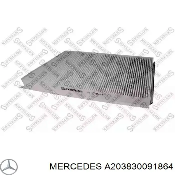 Купити A203830091864 Mercedes Фільтр салону вугільний