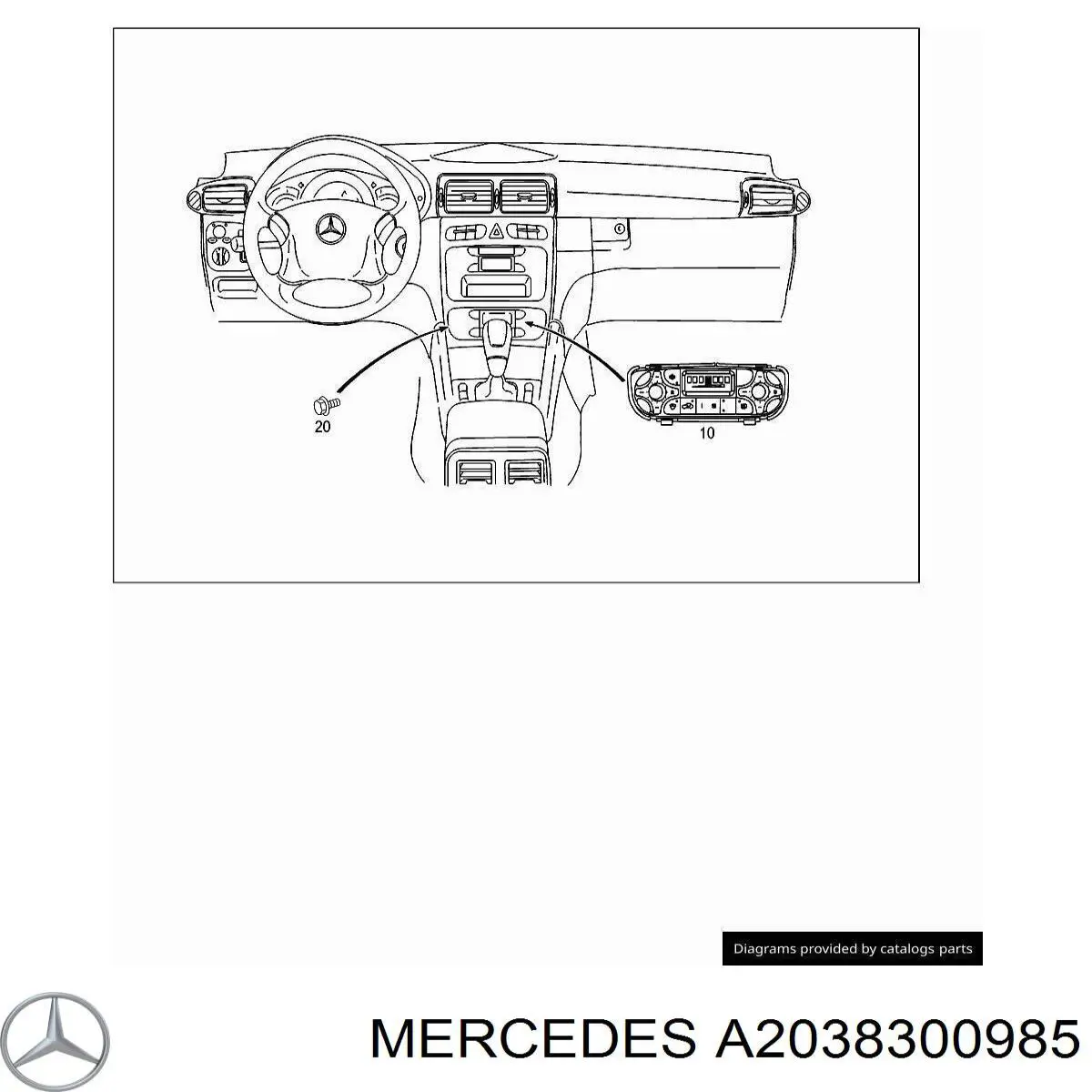 Регулятор вентилятора обігрівача Mercedes A2038300985 ціна, від 39.41 USD