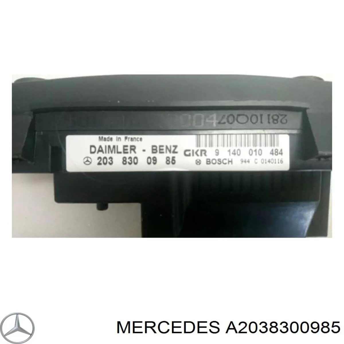A2038300985 Mercedes Механізм управління кондиціонером