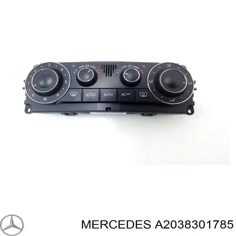 Реостат/перемикач-регулятор режиму обігрівача салону на Mercedes C (CL203)