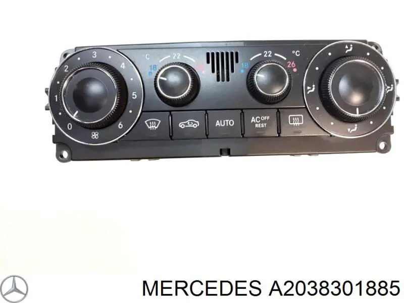 Регулятор вентилятора обігрівача Mercedes A2038301885 ціна, від 95.02 USD