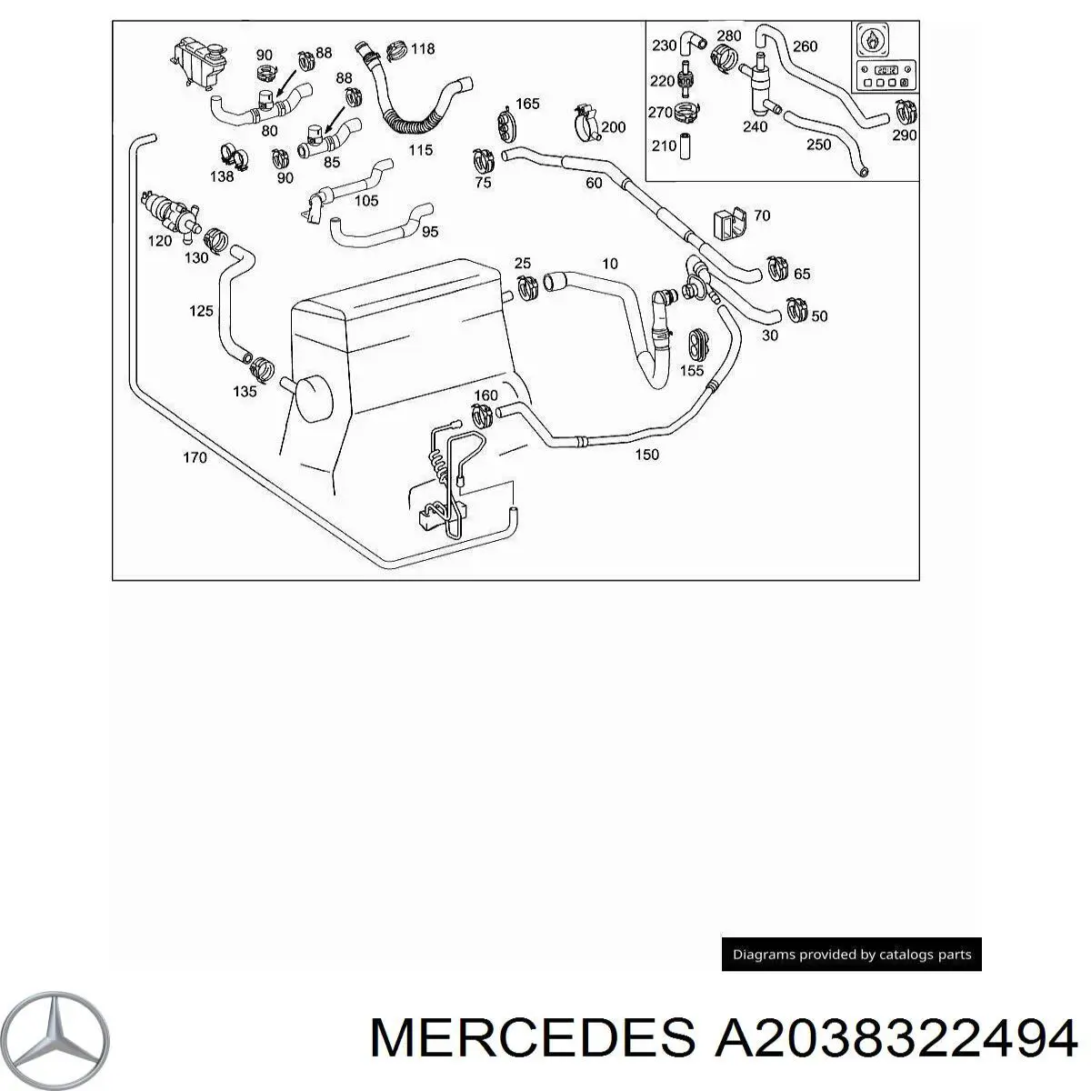 A2038322494 Mercedes 