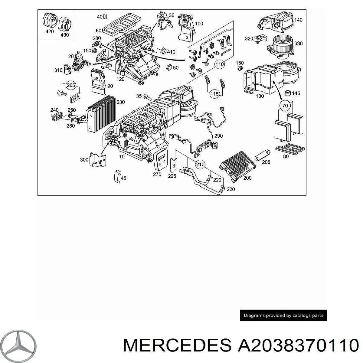 A2038370110 Mercedes 