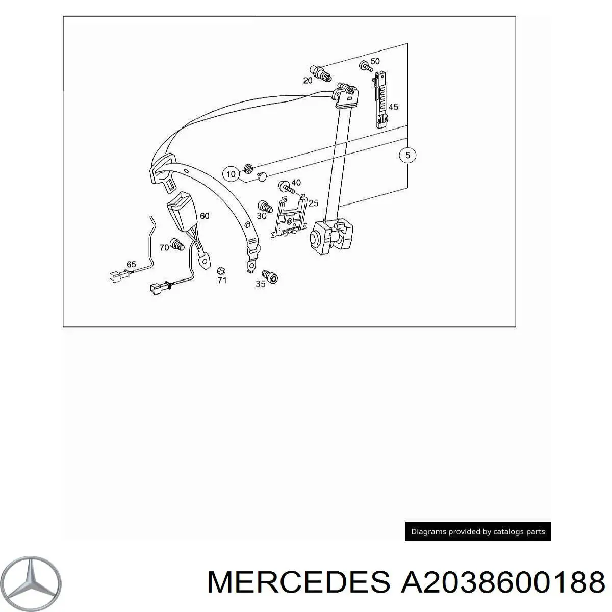 A2038600188 Mercedes 