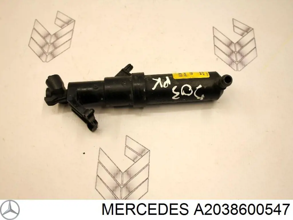 Форсунка омивача фари передньої, лівою Mercedes A2038600547 ціна, від 15.06 USD