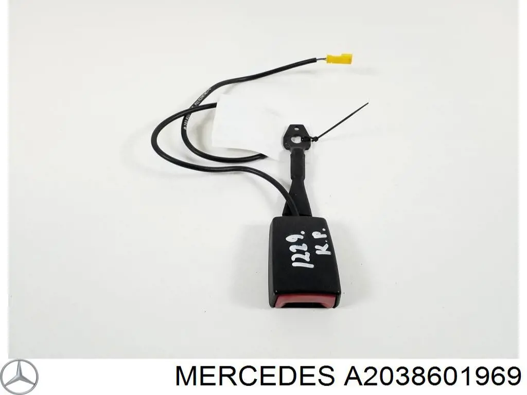 A2038601969 Mercedes Важіль фіксації ременя безпеки, правий
