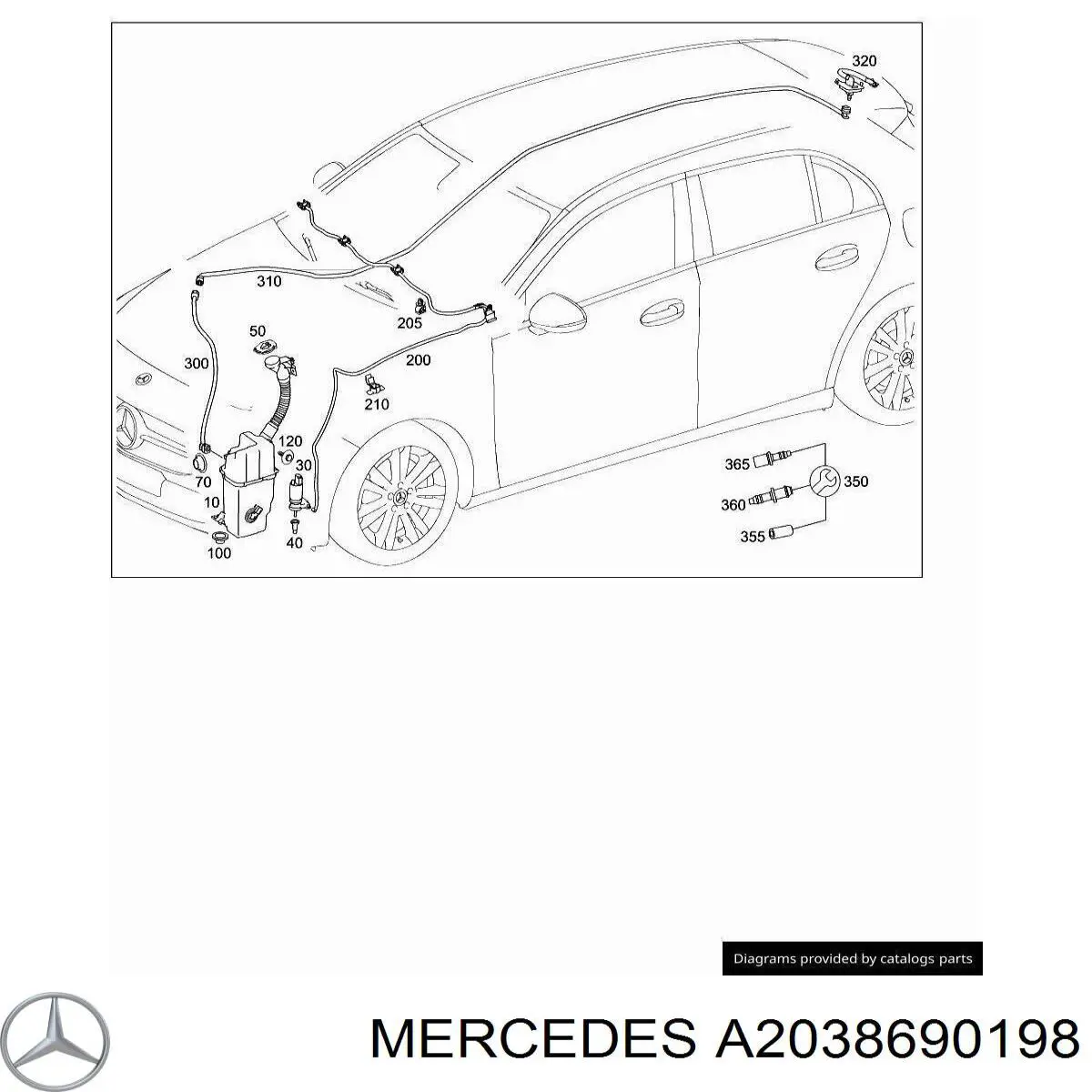  A2038690198 Mercedes