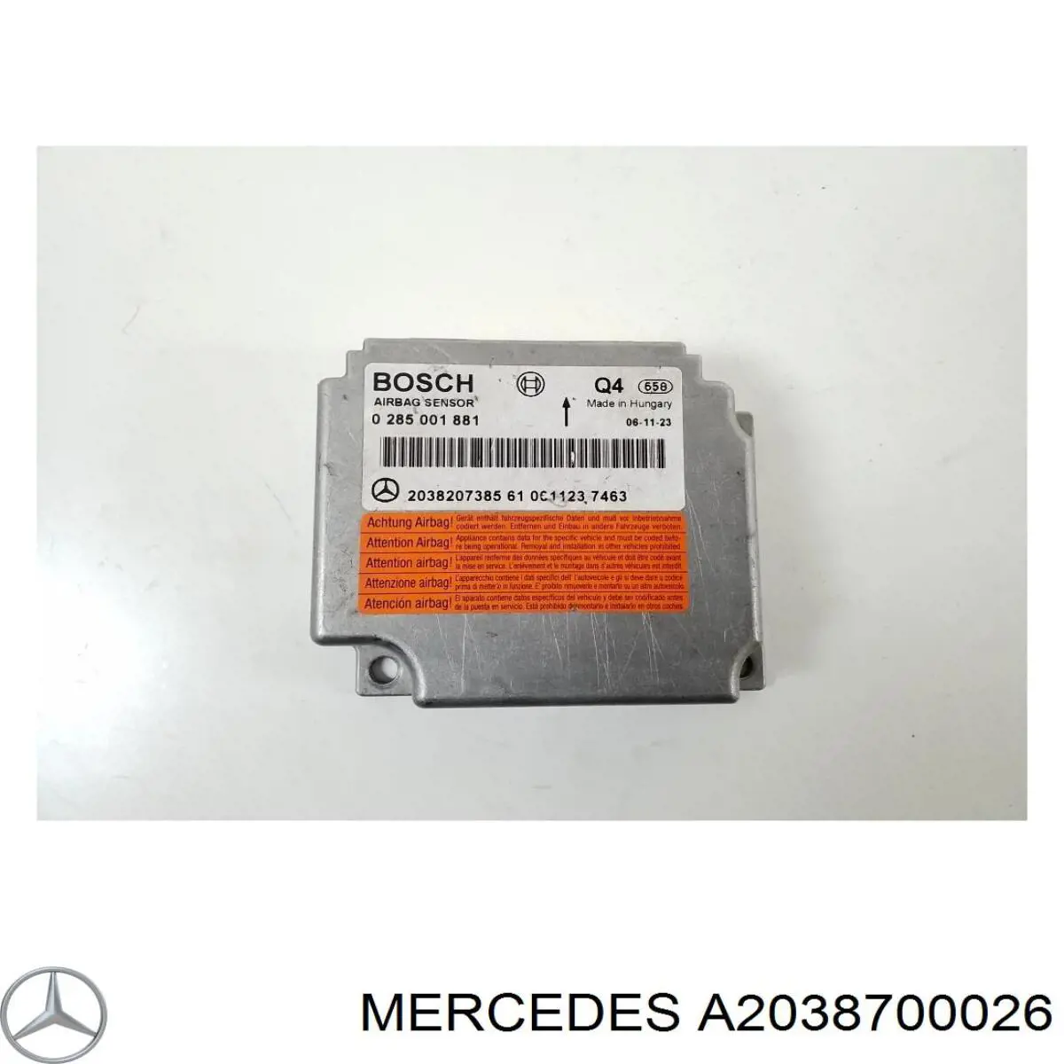 Купити A2038700026 Mercedes 