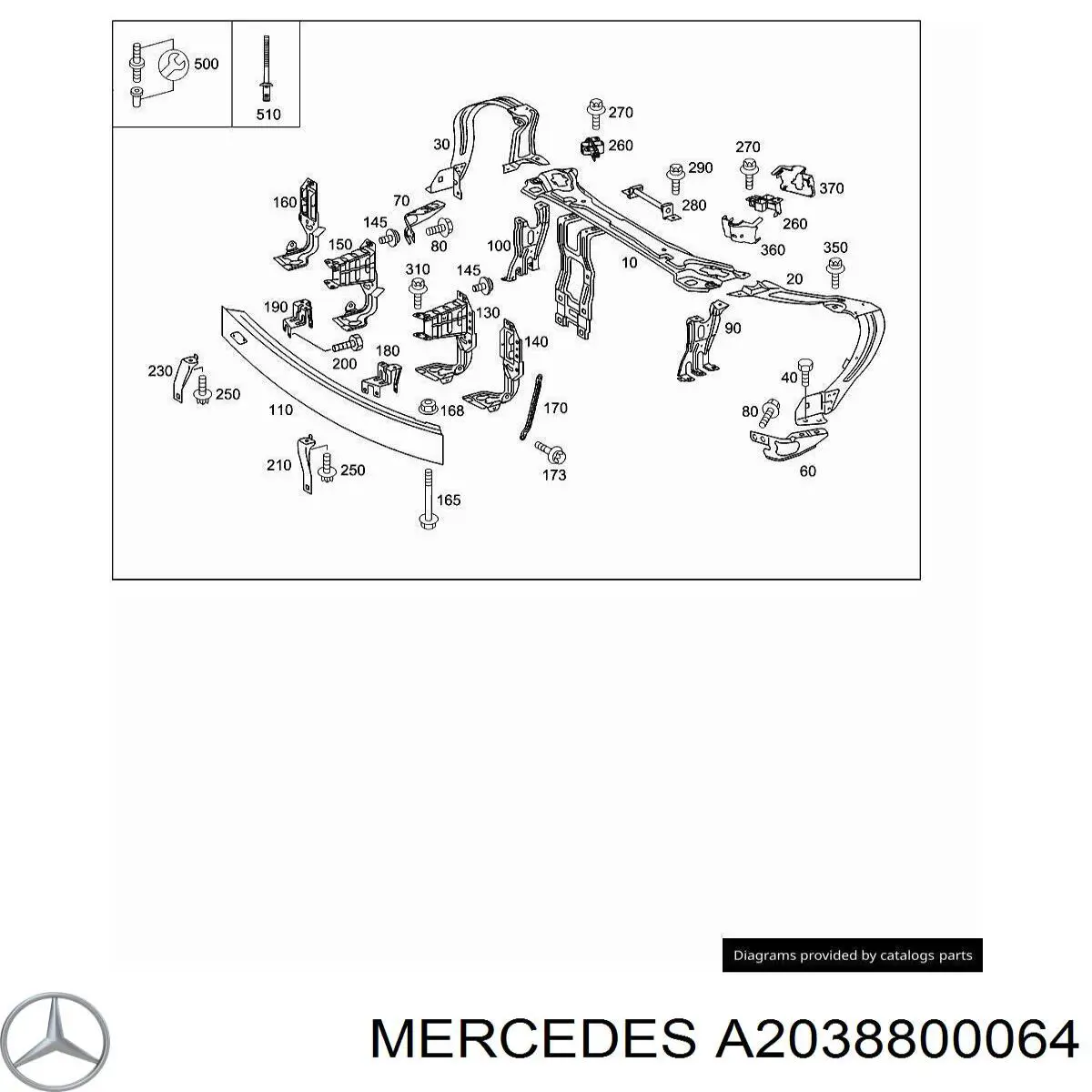  A2038800064 Mercedes