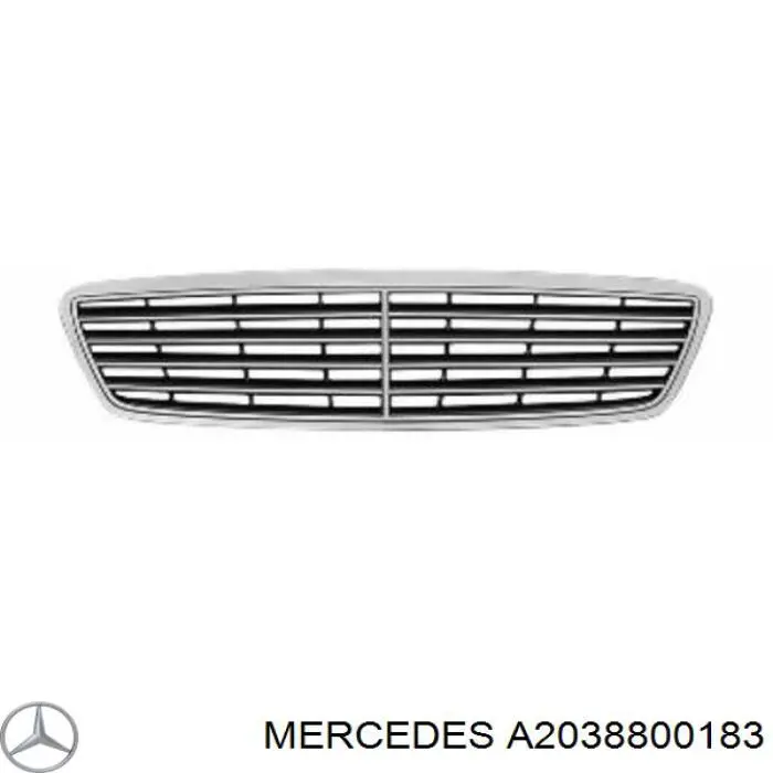 Облицювання радіатора Mercedes A2038800183 ціна, від 59.44 USD