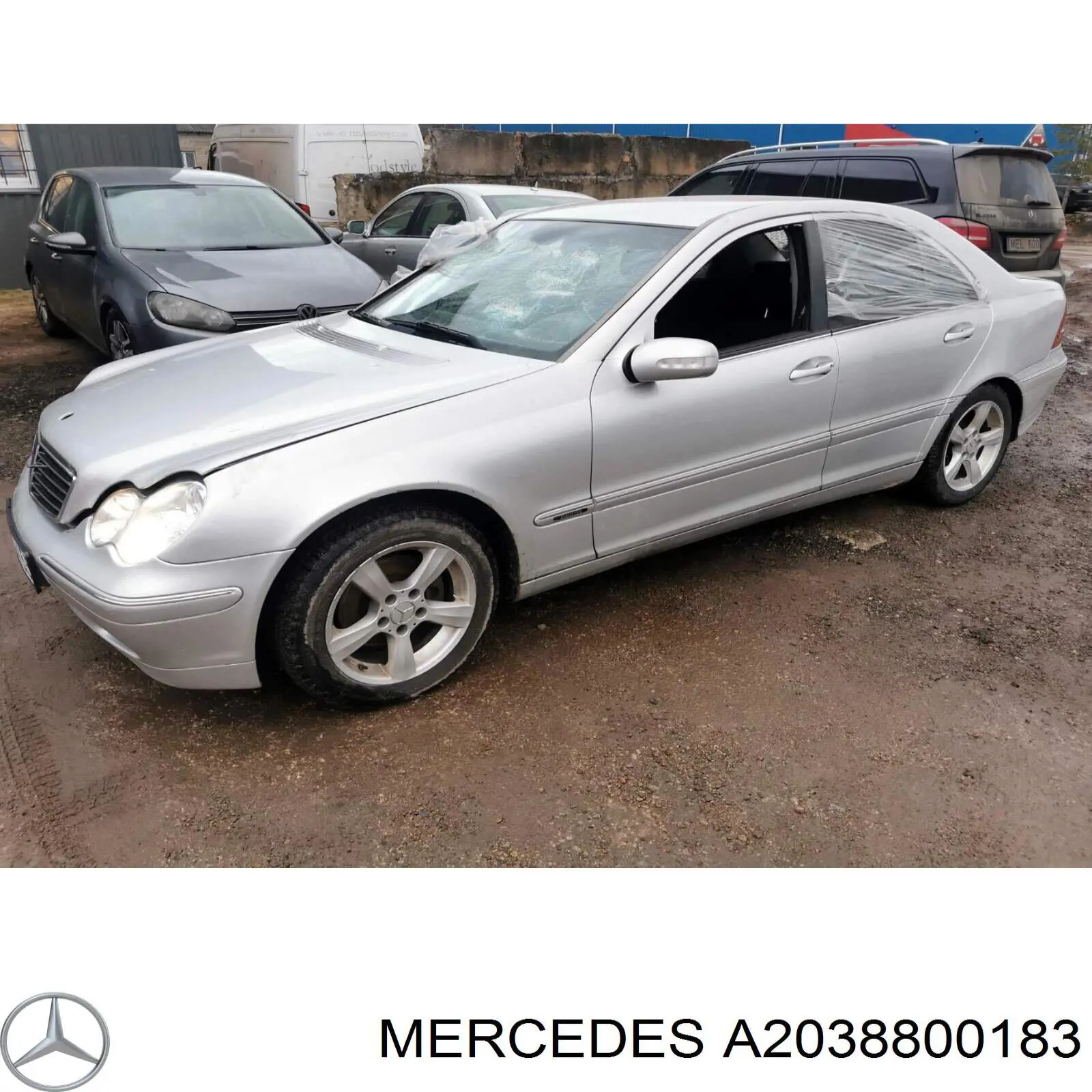 A2038800183 Mercedes Решітка радіатора