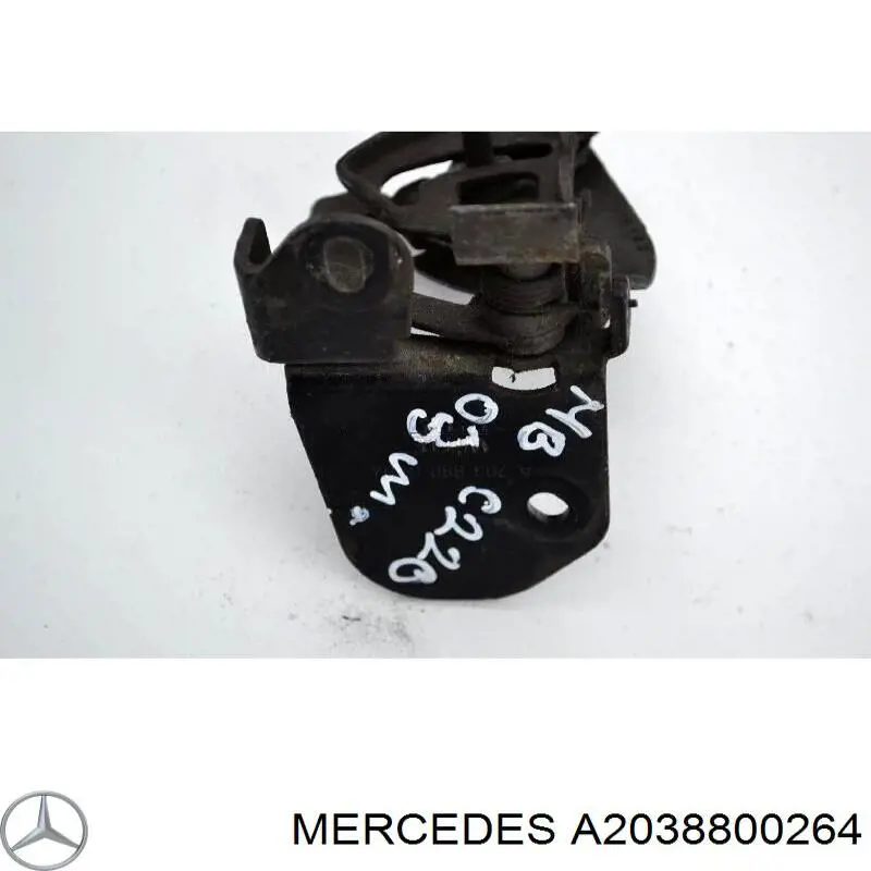 Стояк-гак замка капота A2038800264 Mercedes