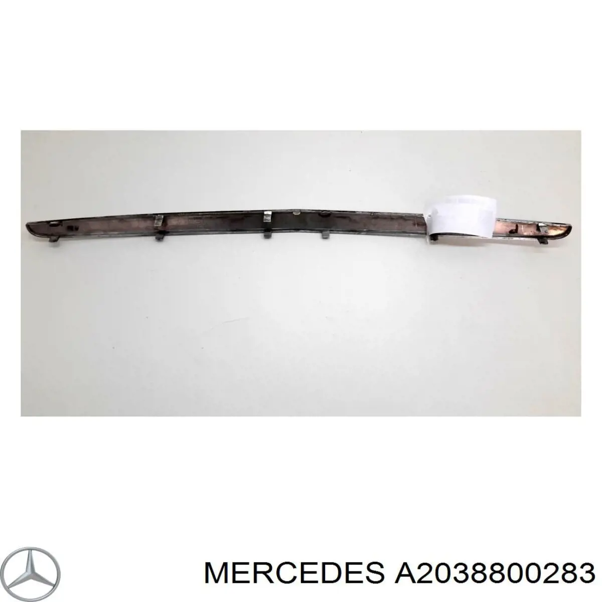 Купити A2038800283 Mercedes Молдинг решітки радіатора, верхній