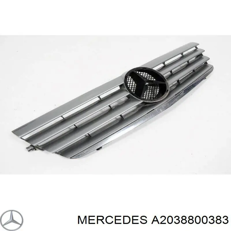 Решітка радіатора A2038800383 Mercedes