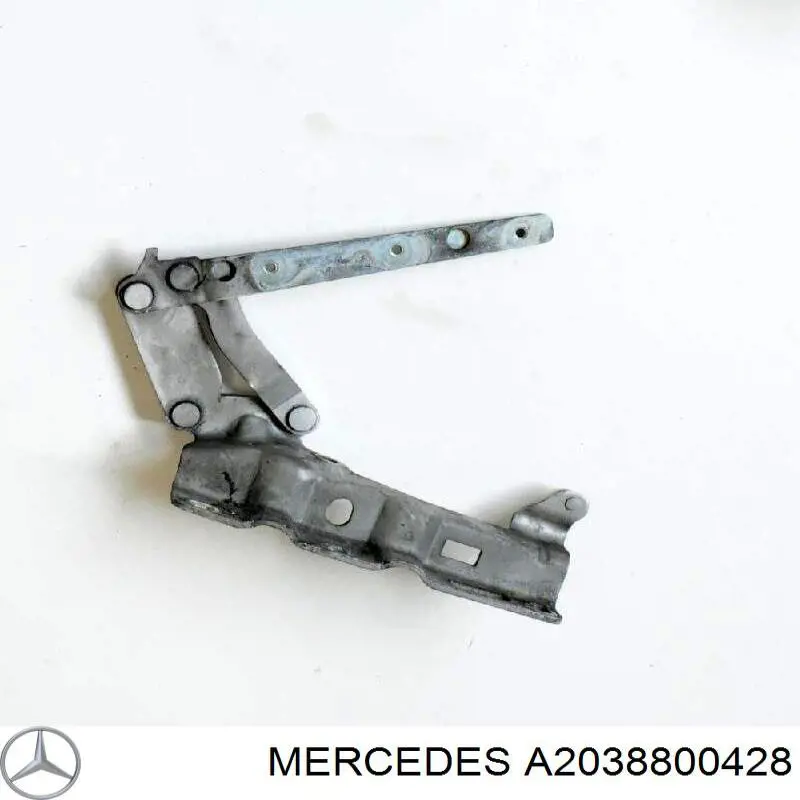 Петля капота, права на Mercedes C (W203)
