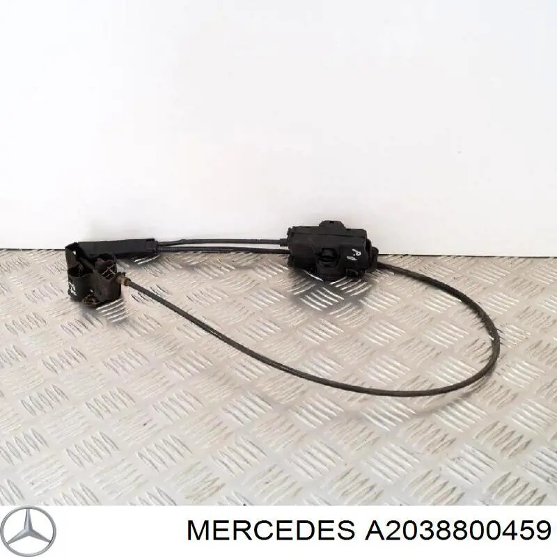 Купити A2038800459 Mercedes Трос відкриття капота, передній