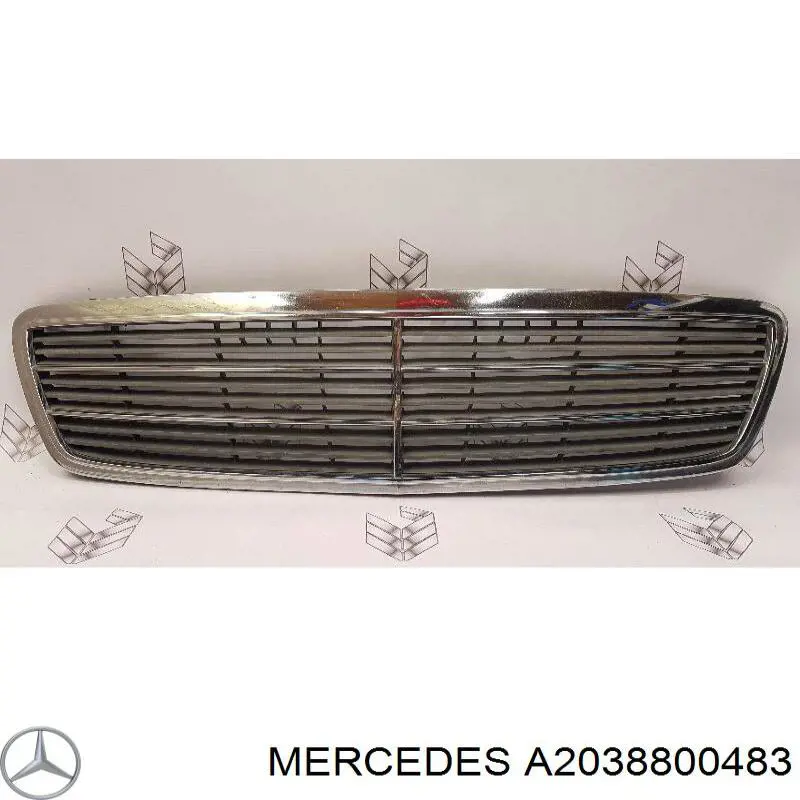 Облицювання радіатора Mercedes A2038800483 ціна, від 38.01 USD